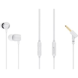 ÷ Auricular intrauditivo aiwa estm-30wt white 3,5mm dreiver neodimio 10mm dinamico micro incorporado