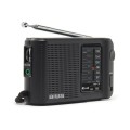 ÷ Radio analogica portatil aiwa rs-44 am/fm altavoz integrado jack 3.5mm negro vintage