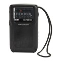 ÷ Radio analogica portatil aiwa rs-33 am/fm altavoz integrado jack 3.5mm negro vintage