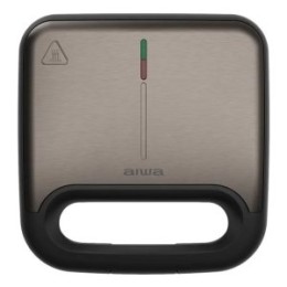 ÷ Sandwichera aiwa tetsu kamado asm-750 750w placas intercambiables acero inox