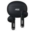 ÷ Auricular intrauditivo bluetooth aoc act1501bk tws ipx4 mic negro reproduccion 20h carga usb-c tacti