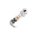 Auricular inalámbrico Devia Airbuds Pods 3 / TWS / Bt 5.3 / 350 mAh / Blanco
