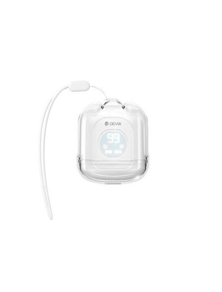 Auricular inalámbrico Devia Smart M6 / TWS / Bt 5.3 / 250 mAh / Blanco