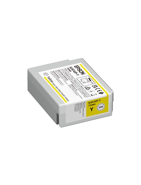 ÷ Tinta original epson sjic42p-y amarillo c13t52m440 50ml