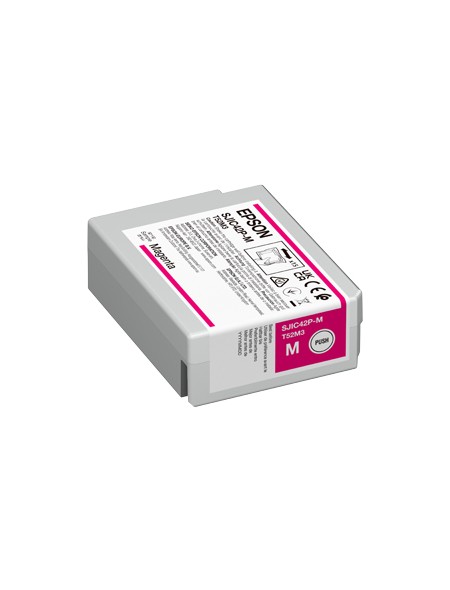 ÷ Tinta original epson sjic42p-m magenta c13t52m340 50ml