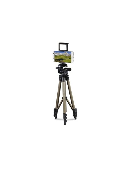 ÷ Soporte smartphone hama 106-3d extendible 4 secciones aluminio color beige