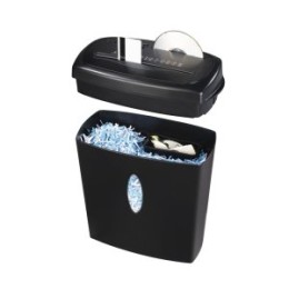 ÷ Destructora de papel hama home x10cd 15l capacidad corte de 11 hojas color negro