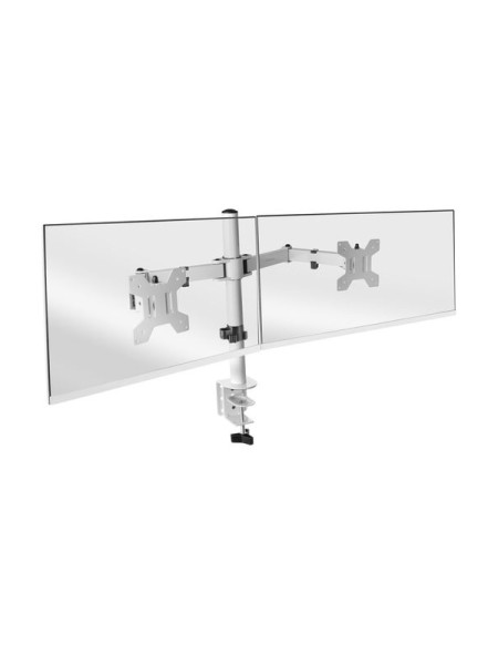 ÷ Soporte de mesa mars gaming marm2w para 2 pantalas de 13