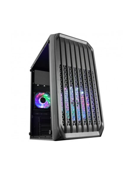 ÷ Caja microatx gaming mars gaming mc-s2 black frontal con ventilador frgb ventana lateral sin f.a