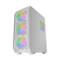 ÷ Caja e-atx torre gaming mars gaming mc-kx xxl white lateral cristal templado frontal mesh incluye 5 