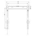÷ (km0) soporte de pared fijo equip 650363 para pantalla 32