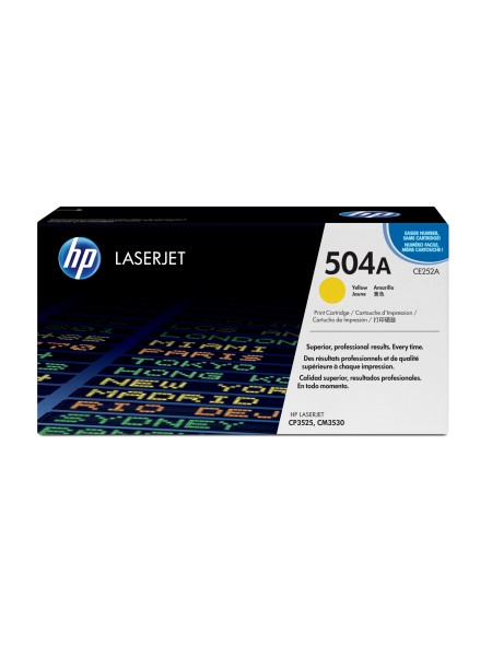 ÷ Tóner original hp ce252a amarillo 504a 7.000 páginas