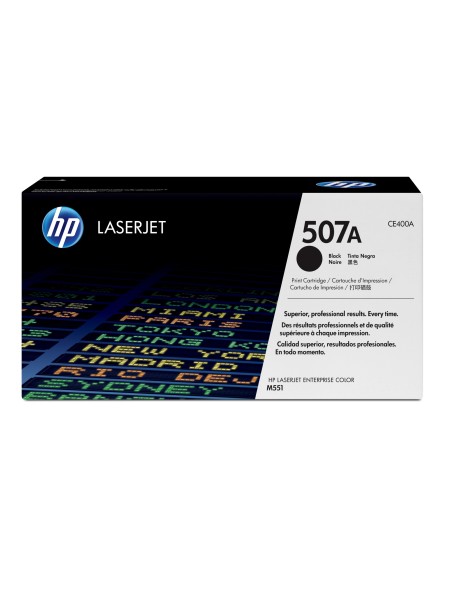 ÷ Tóner original hp ce400a negro 507a 5.500 páginas