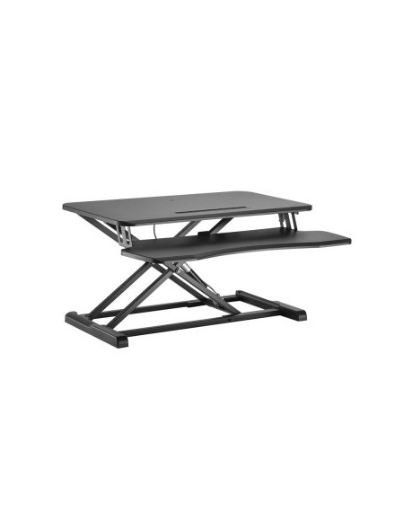 ÷ (km0) stand de sobremesa ergonomico equip 650840 para pc / pantalla y teclado altura ajustable cash3