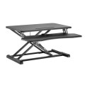 ÷ (km0) stand de sobremesa ergonomico equip 650840 para pc / pantalla y teclado altura ajustable cash3