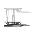 ÷ (km0) stand de sobremesa ergonomico equip 650840 para pc / pantalla y teclado altura ajustable cash3