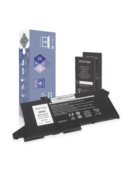 Batería compatible para portátil DELL Latitude 5420 11.1V 3200 mAh Mitsu