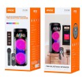 Altavoz Bluetooth 5.0 TF4190 / 60w / 7200mah / Luces Led / TWS / Fm / MicroSD - USB MP3 / Mando + Micro Inalambrico / Negro / MTK