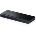 ÷ Hub usb 3.0 tp-link uh720 usb 3.0 7 puertos + 2 puertos de carga dise?o escritorio con adptador de c