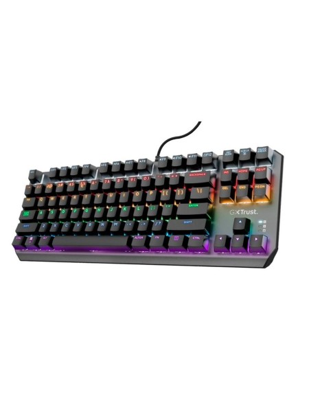 Teclado Gaming Mecanico Rgb TKL Trust GXT 834 Callaz / 20 modos Led / 24407