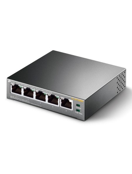 ÷ Switch no gestionable tp-link sf1005p 5p ethernet 4p poe (58w) sobremesa no rack carcasa metalica