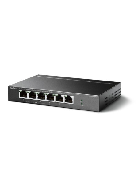 ÷ Switch no gestionable tp-link tl-sf1006p sobremesa 2p 10/100 4p poe 10/100 total poe 67w