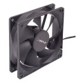 ÷ Ventilador interno unyka 90mm color negro 7 aspas