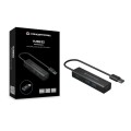 ÷ Hub usb 3.0 conceptronic hubbies06b 4 puertos usb 3.0 con adaptador usb-c color negro carcasa de alu