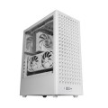 ÷ Caja atx mars gaming mc-t800 frontal airdot mesh 4x ventiladores fdb cablehatch usb-c blanco