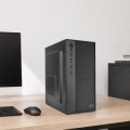 ÷ Caja micro atx tacens anima ac7500 con fuente 500w frontal 3d disipador max 140mm gpu max 250mm negr
