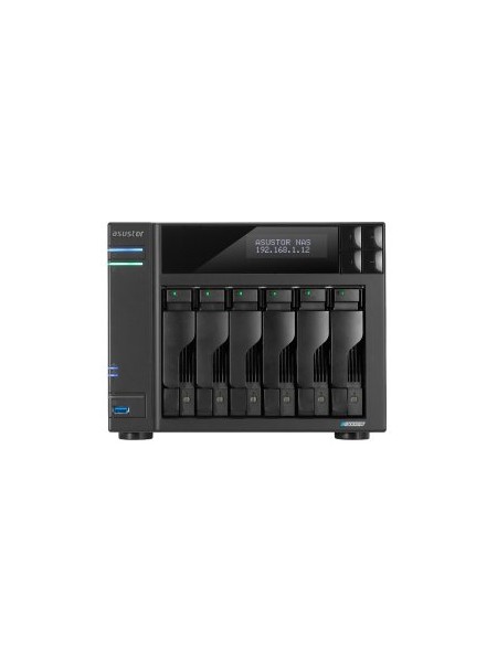 ÷ Servidor nas asustor lockerstor as6706t v2 6 bahias 3.5