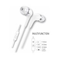 Auriculares Intrauditivos earTECH Hop / Micrófono / Type-C 1.2m / Blancos / TEC1304 / Tech One Tech
