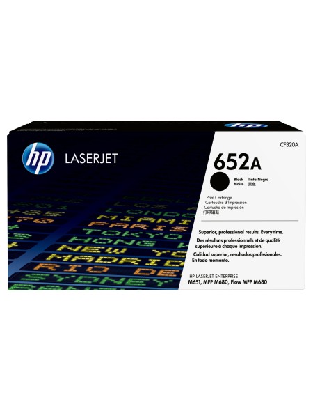 ÷ Tóner original hp cf320a negro 652a 16.500 páginas