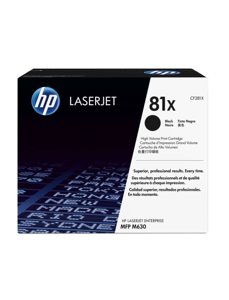 ÷ Tóner original hp cf281x negro 81x 25.000 páginas