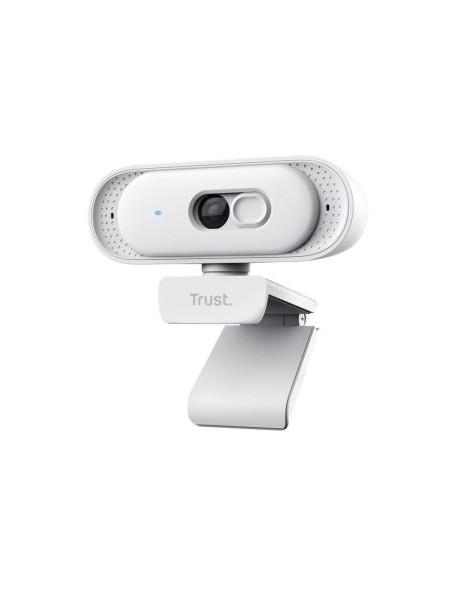 ÷ Webcam trust tomar 2k qhd 2560x1440 30fps fov 76 grados reduccion ruido privacidad blanco
