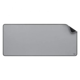 ÷ Alfombrilla logitech studio material reciclado pet superficie tela goma antideslizante 300x700mm gri
