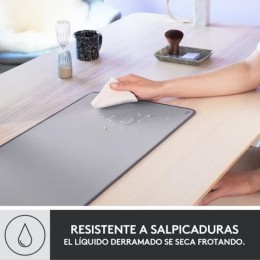 ÷ Alfombrilla logitech studio material reciclado pet superficie tela goma antideslizante 300x700mm gri