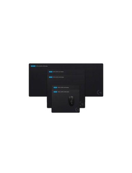 ÷ Alfombrilla logitech g640 superficie tela goma antideslizante 400x460mm negro