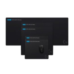 ÷ Alfombrilla logitech g640 superficie tela goma antideslizante 400x460mm negro