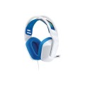 ÷ Headset logitech g335 diadema suspension transductores 40mm jack 3.5mm multiplataforma blanco