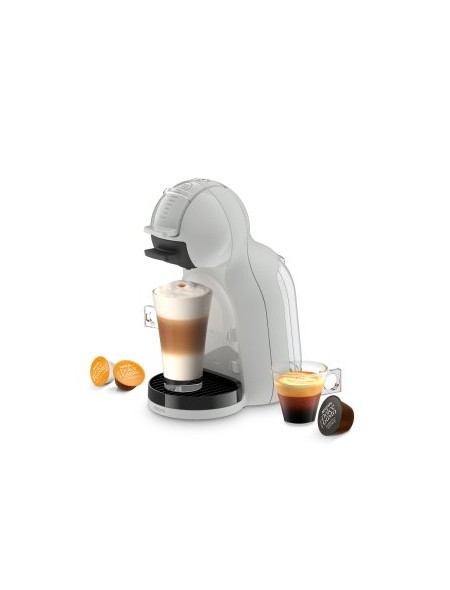 ÷ Cafetera krups kp1438 mini me dolce gusto 1600w 15 bar 0.8l bebidas calientes y frias gris