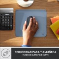 ÷ Alfombrilla logitech studio material reciclado pet superficie tela goma antideslizante 230x200mm gri