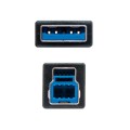 Cable USB impresora 3.0 Tipo A a Tipo B M/M / 2m / Nanocable / Negro / 10.01.0802-BK