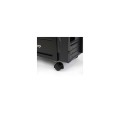 ÷ Soporte de cpu de suelo con ruedas tooq umcs0004-b max. 10kg ajustable 119-209mm negro