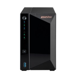÷ Servidor nas asustor drivestor 2 pro as3302t v2 2 bahias realtek rtd1296 quad 1.4ghz 2gb lan 2.5