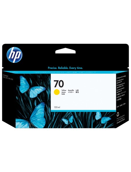 ÷ Tinta original hp n70 amarillo c9454a 130ml