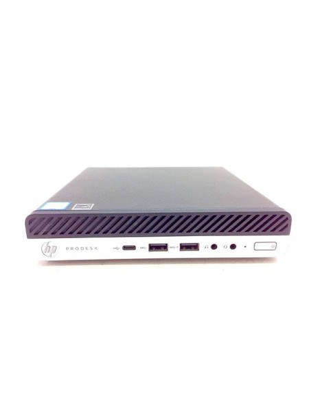 Ordenador Reacondicionado MINI HP 600 g4 / i7-8th / 16Gb / 512Gb M.2 / Win10 Pro / Sin cable trebol / SIN VGA / Grado B 1 Puerto USB trasero roto