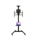 ÷ Soporte de suelo con ruedas tooq s1184m-b pantallas 30