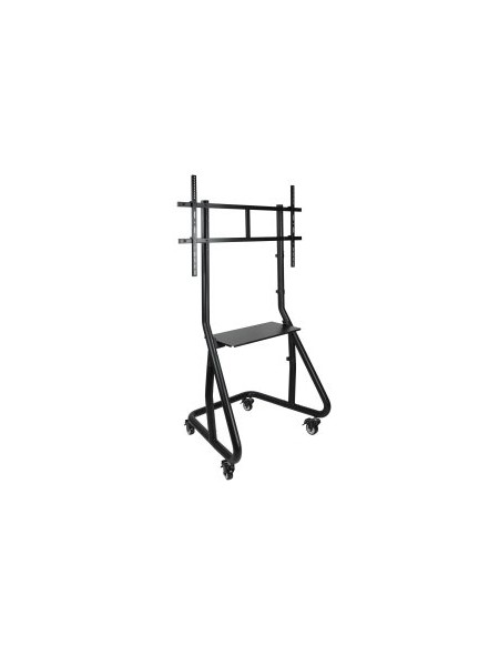 ÷ Soporte de suelo con ruedas tooq fs20200m-b 1 pantalla 60