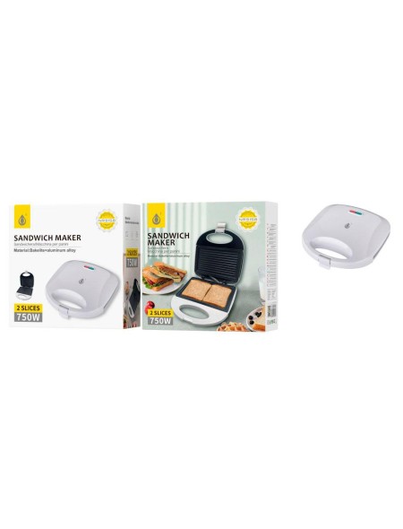 Sandwichera NR9159 / Placa antiadherente / Indicadores Led / 750 W / One+ / 2901591